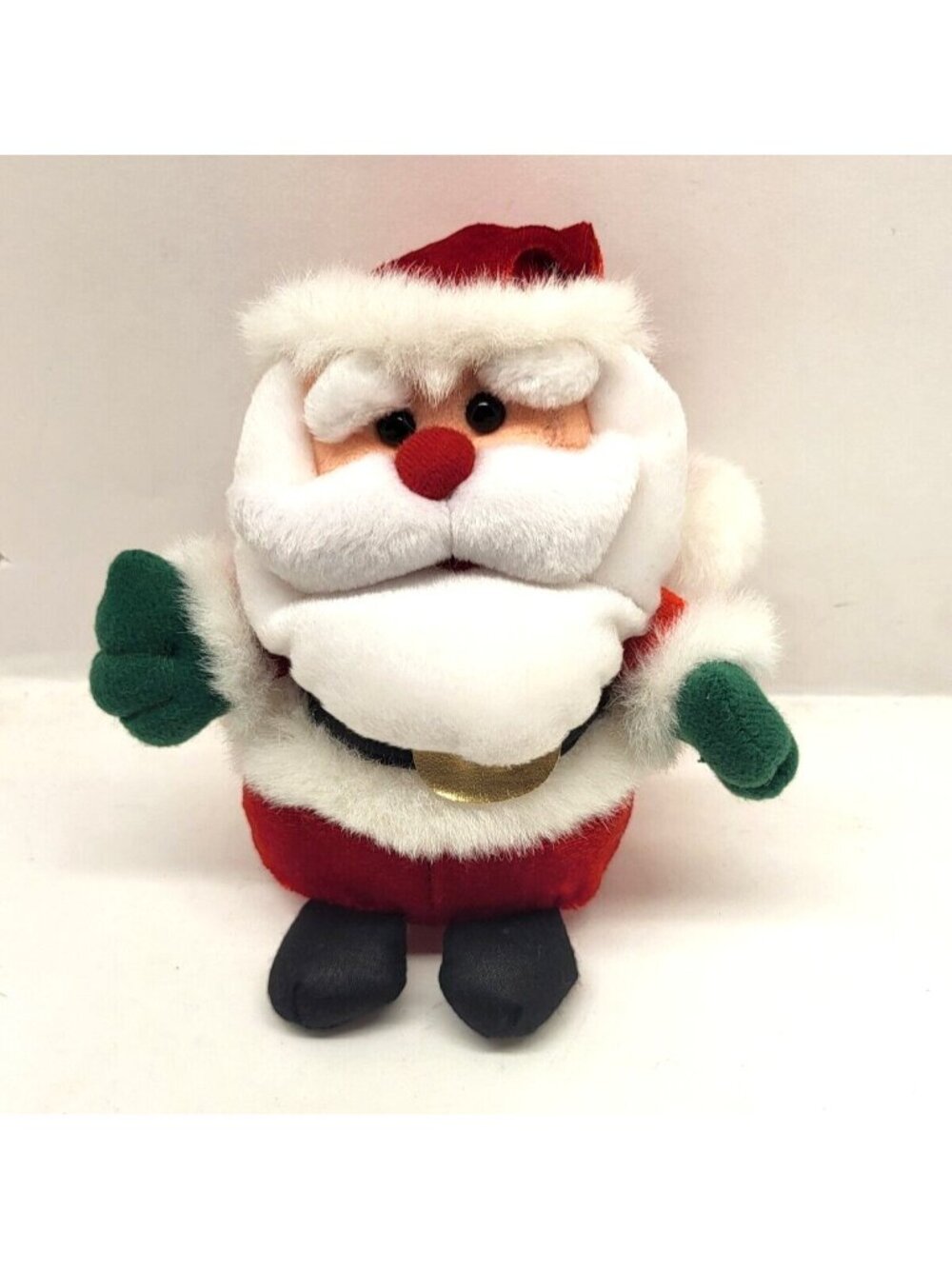 T.L. TOYS HK LTD Plush Santa Claus 6" Christmas Red White Green (Z29)
